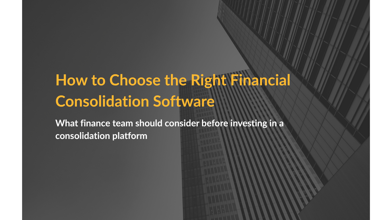 How to Choose the Right Financial Consolidation Software