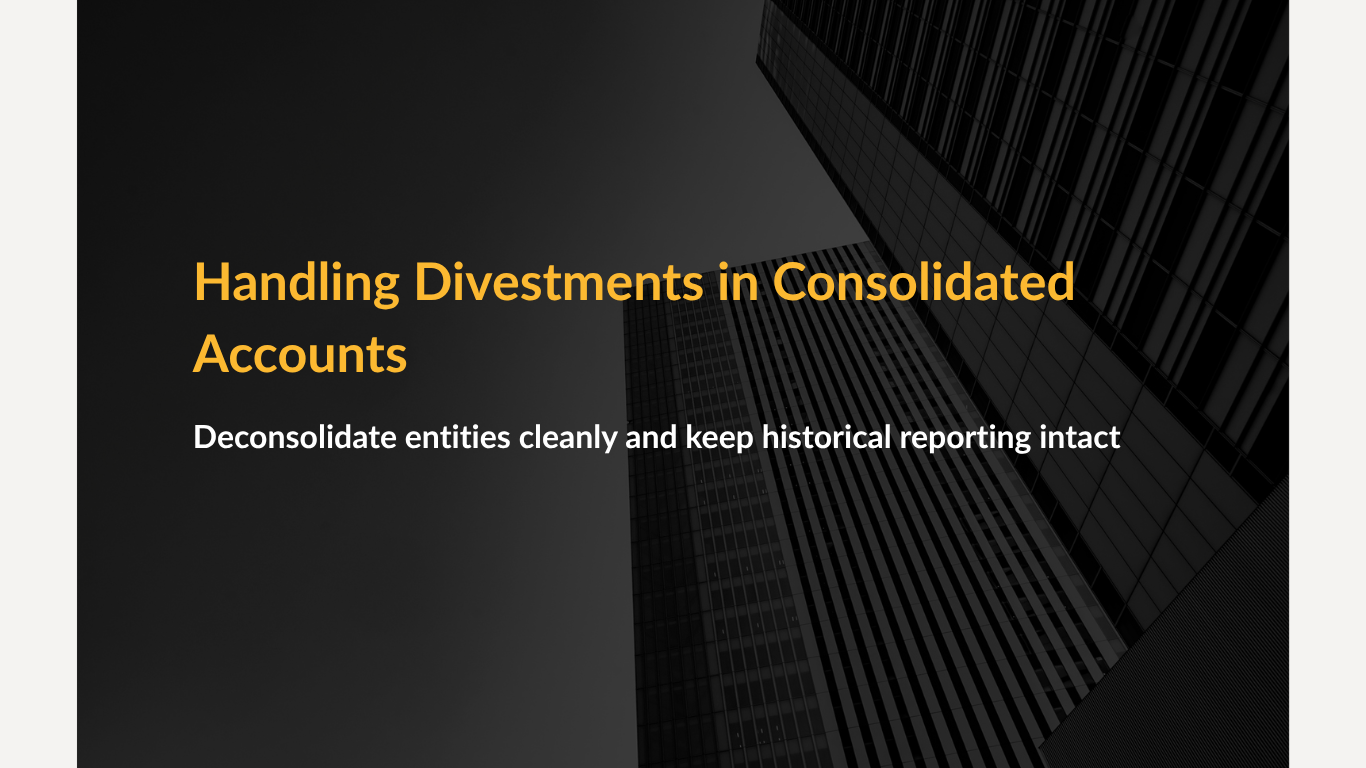 Handling Divestments in Consolidated Accounts